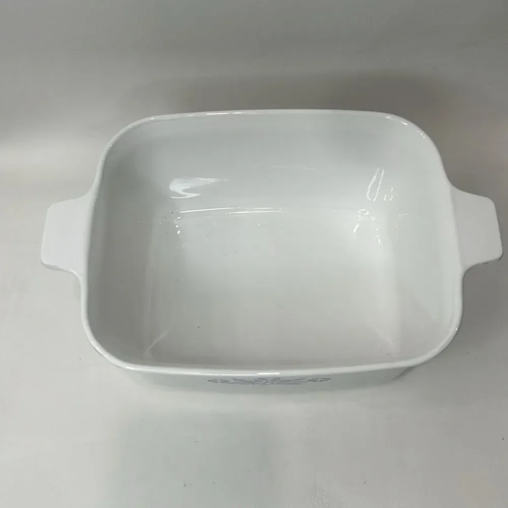 Corning Ware‎ Blue Cornflower 1 1/2 Quart Casserole Dish P 4 B White Blue Floral